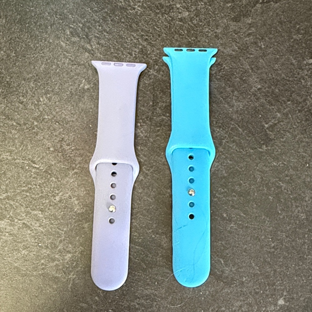 Blue and Purple Smartwatch Bands